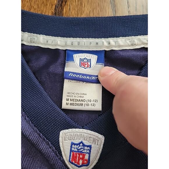 Reebok Bernard Berrian Chicago Bears Jersey Youth Medium 10-12 Football - Picture 6 of 9